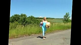 blonde slut tied up with rope gets hammered hard in the ass