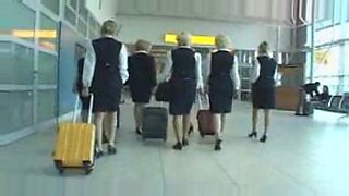 passengers fucking while stewardess watching