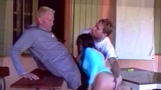 dad fuck young daughter while mom watch