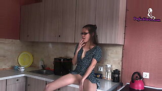 hot house wife fuck by son in the kitchen