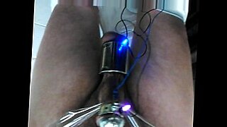 cumming hands free with electro stim watching a porno vid
