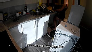 mom and son fuck anal in the kitchen