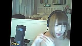 cute russian gal caresses herself during sex