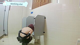sister playing pussy on the toilet
