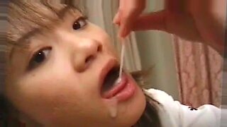 japanese nurse cum to mouth