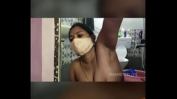 boy givve massage to mom