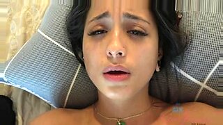 hot girlfriend gets nice tits bounced around in webcam fuck